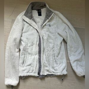 THE NORTH FACE FLEECE JACKET WHITE